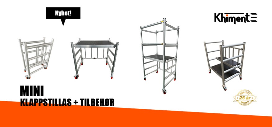Nyhet: Mini Klappstillas fra Khiment